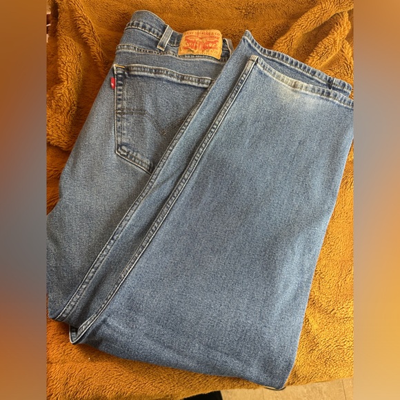 Levi's 505 Men Jeans 40X29 Denim Straight Leg‎ Regular Fit Medium Wash Mid Rise - Picture 4 of 16